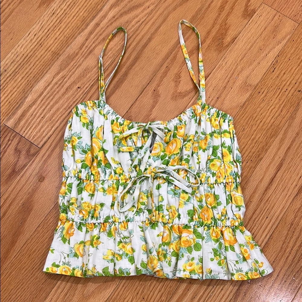 New Faithfull The Brand flower top